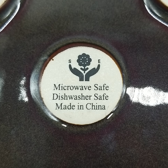 Maple and Oak Leaf Green and Brown Ceramic Dishes - Picture 3 of 10